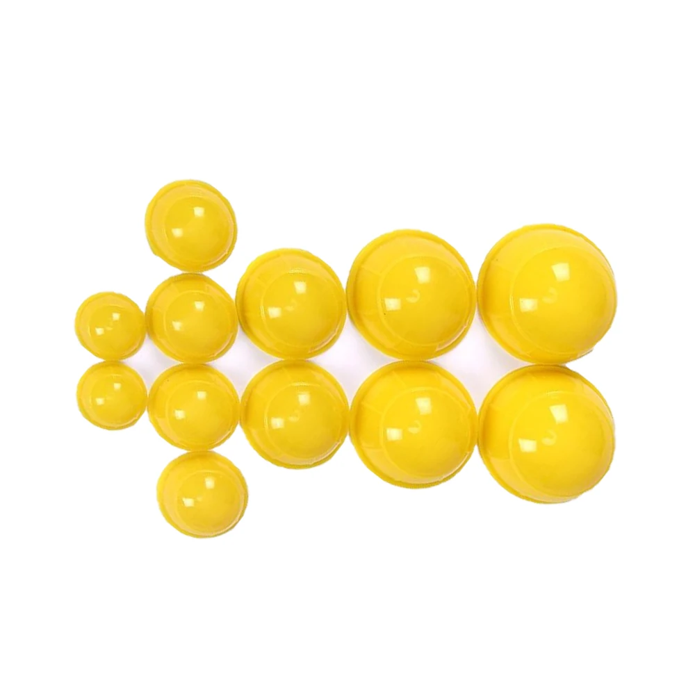 12PCS yellow 12 шт вакуумные банки, присоски, Набор чашек, силиконовые банки для терапии, резиновые присоски для похудения, массажер для спины - Цвет: 12PCS yellow