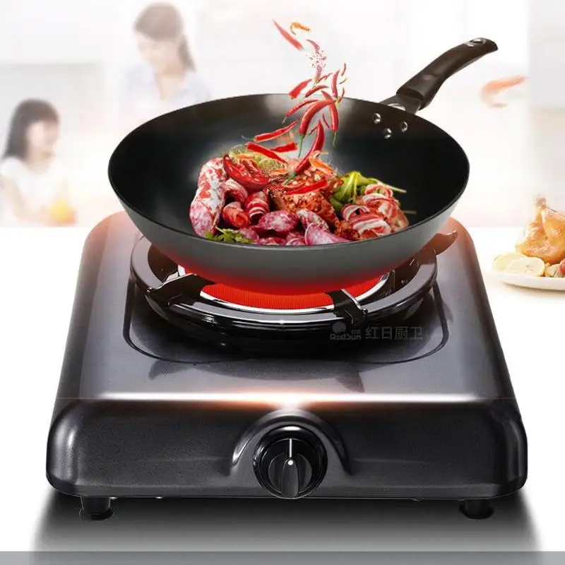  Gas Cooker Single Kitchen Stove Household Energy-saving Liquid Gas Benchtop Single Gas Cooker Gas S - 33033498492