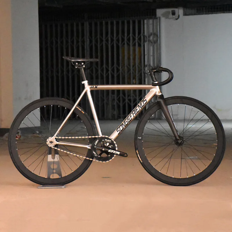 Fixed Gear Bike 48cm 52cm 55cm 60cm Single Speed Bike Track Bicycle Aluminum Alloy Frame With Carbon Fiber Fork 40mm Alloy Wheel Bicycle Aliexpress Fixed Gear Bike 48cm 52cm 55cm 60cm Single Speed Bike Track Bicycle Aluminum Alloy Frame With Carbon Fiber Fork 40mm Alloy Wheel Bicycle Aliexpress