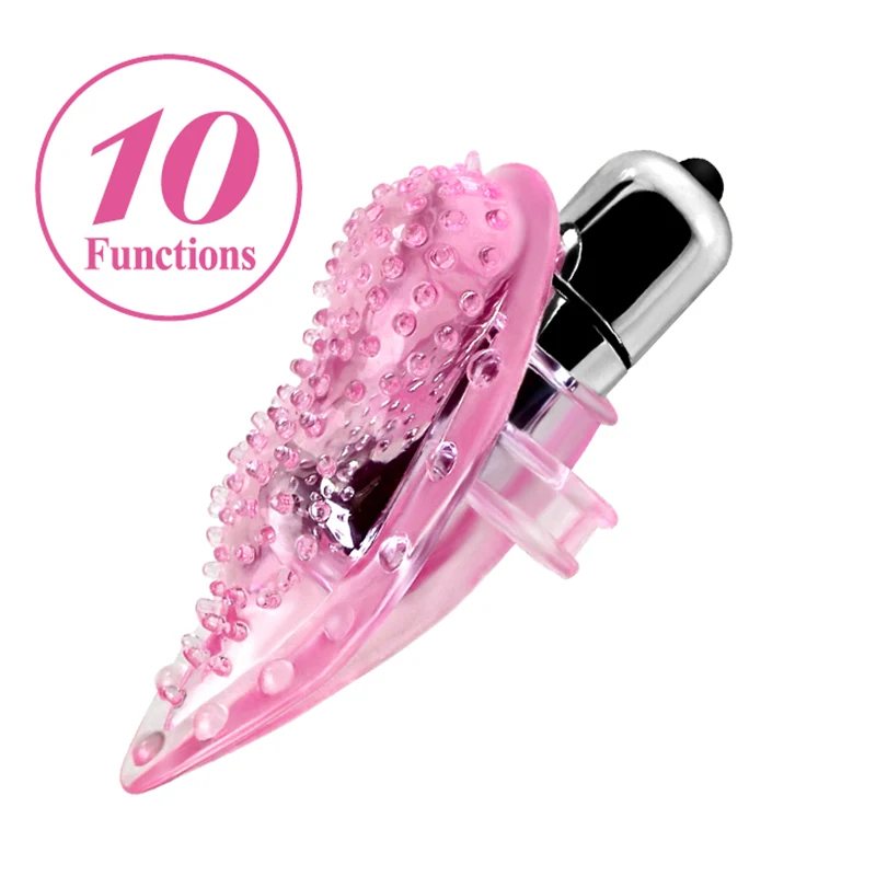 Finger Vibrator Tongue Vibrating Clit Clitoris Stimulator G-Spot Climax Massager Sex Toys for Women Female Vibrator