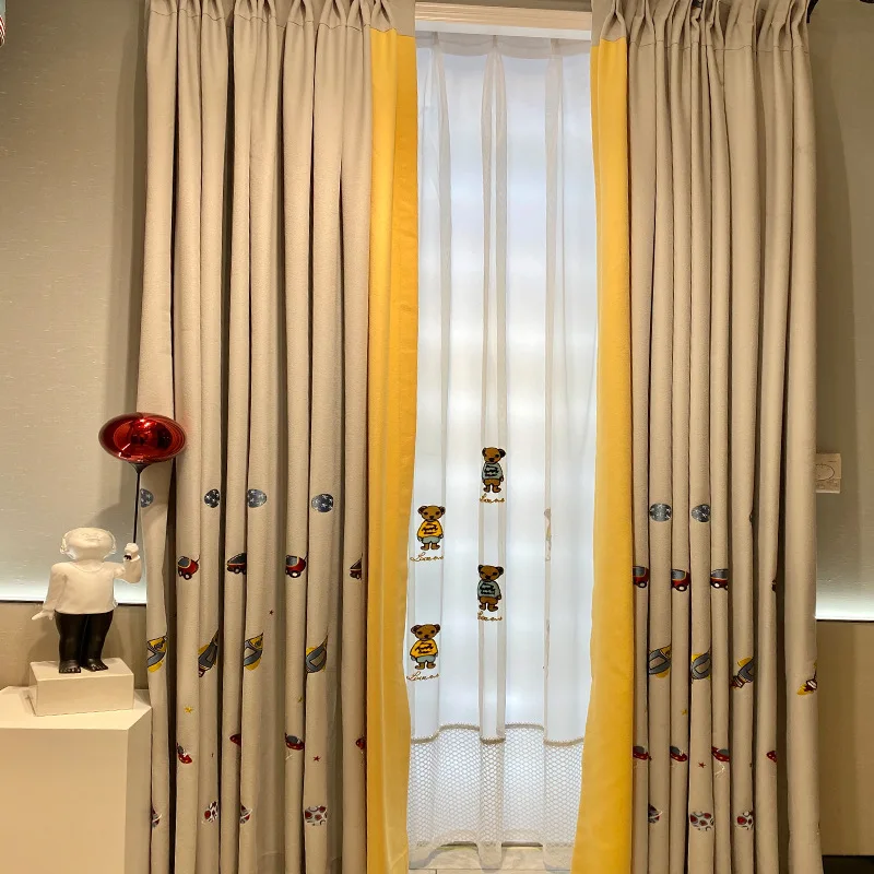 

Новая простая красивая и милая затеняющая детская комната высокого качества с мультяшным рисунком для гостиной столовой спальни