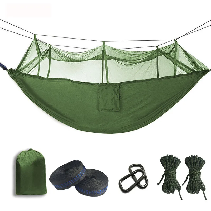 Ultralight Mosquito net Parachute Hammock with Anti-mosquito bites for Outdoor Camping Tent Using sleeping Free shipping 