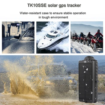 

TK10SSE 10000mAh Big Battery Magnetic GPS Tracker built in solar panel charging For Container Tractor Fleet Management Tracking