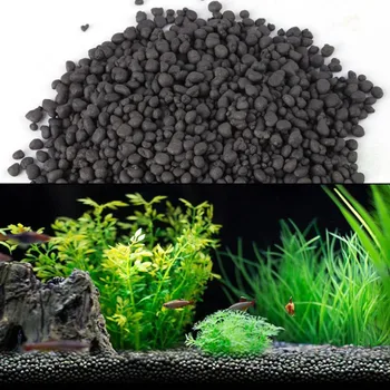 

100g Aquatic Float Grass clay Aquarium Soil for waterweeds Aquarium Bed for Aquarium Plants Seeds for Beautiful Waterscape