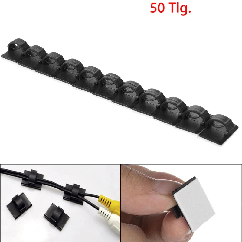 50 шт. кабельные зажимы на стену самоклеющиеся с поддержкой провода Управление шнур держатель для автомобиля карты памяти