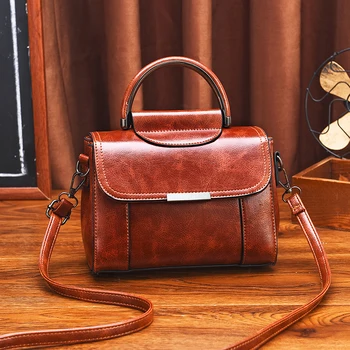 

New Brand Luxury Handbags Women Bags Designer Vintage Quality Leather Ladies Handbag Casual Shoulder Crossbody Bags for Women