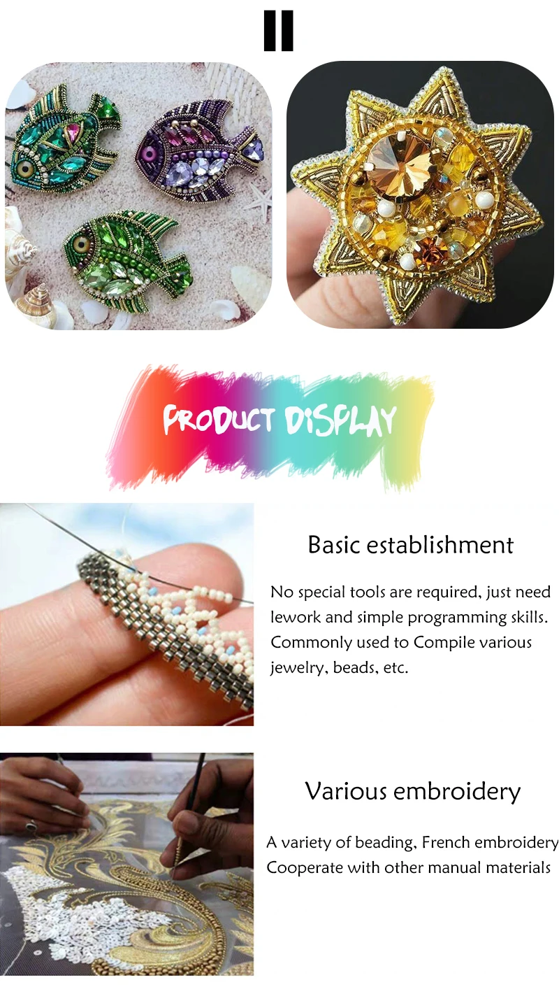 QIAO Hohllinie Nähzubehör-Patch, Stickerei-Abzeichenmatte, Kupferdraht, erweiterte DIY-Handarbeit, Schmuckzubehör, 10 g/Menge – Detail 12