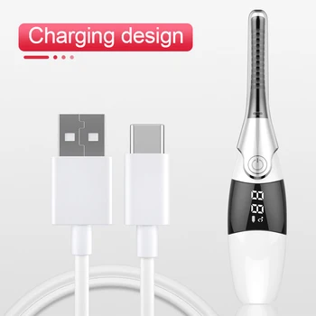 

2020 Electric Heated Eyelash Curler USB Charge Makeup Curling Kit Long Lasting Natural Eye Lash Curler Beauty Tools