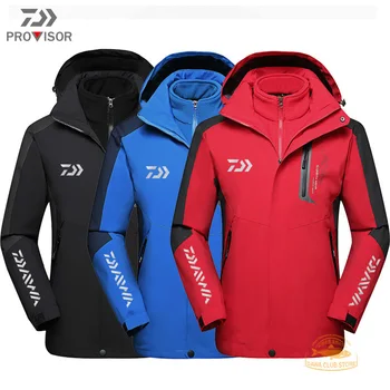 

Daiwa New Outdoor Four-sided Men's Fishing Jacket Mountaineering Three-in-one Two-piece Detachable Windproof Waterproof Suit