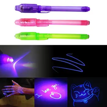 

Invisible Ink Light Pen 3pcs Creative Stationery Learn Educated Excellent ABS Manufacturing Kid Student Original Funny Gift