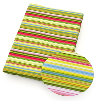 

David accessories 20*34cm Stripe Grid Flower 100%cotton Fabric Patchwork For Sewing DIY for Sewing Tilda Doll Clothes,c11094