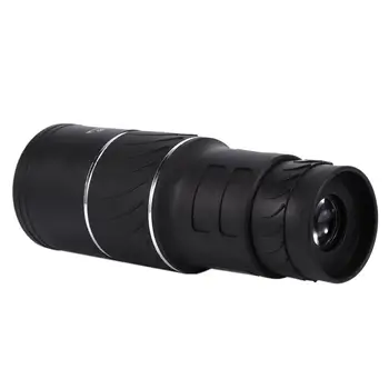 

Black 16X52 Monocular Telescope With Dual Focus Zoom Optic Lens Fit Outdoor Watching And Hunting Camping