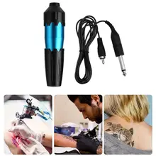 Роторная удлиненная тату-ручка для бровей и губ, Перманентная машина для макияжа с кабелем, цветная коробка, упаковка и транспортировка