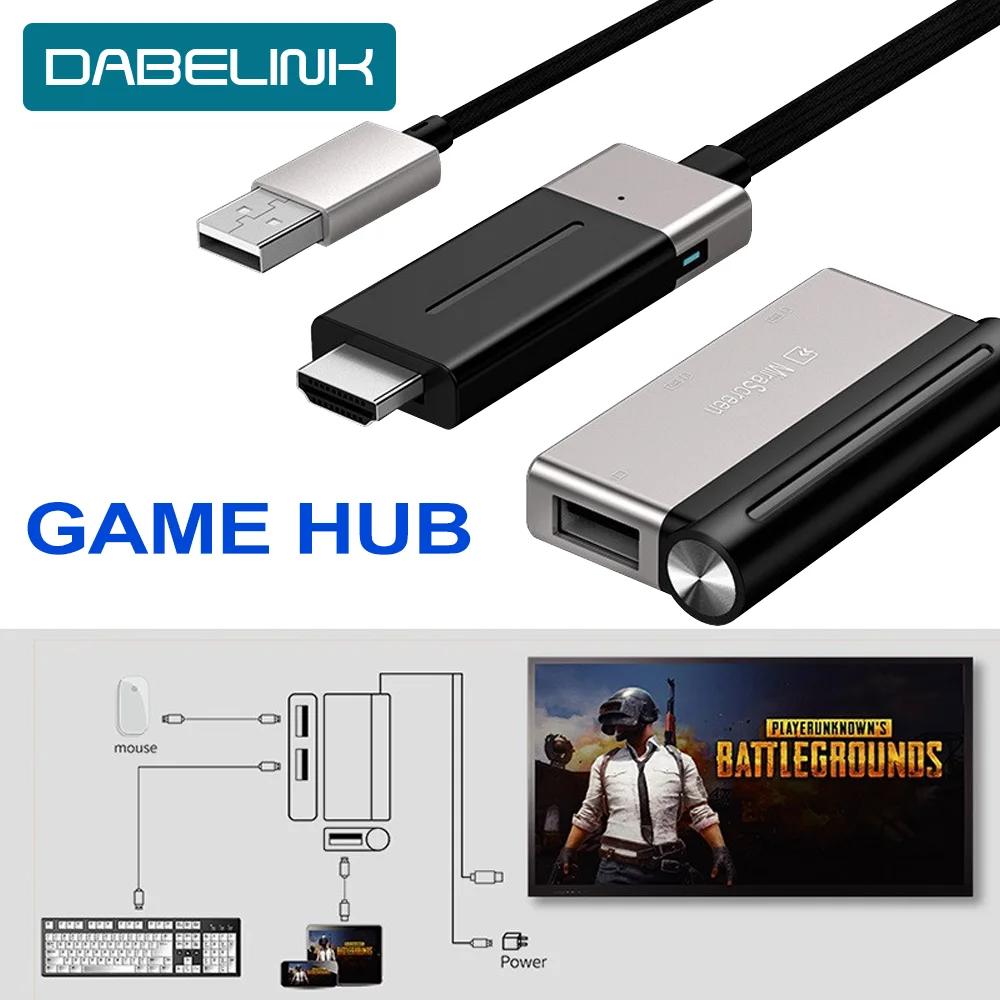 Контроллер PUBG для мобильных геймпадов конвертер игровой мыши клавиатуры 4K 60 Гц