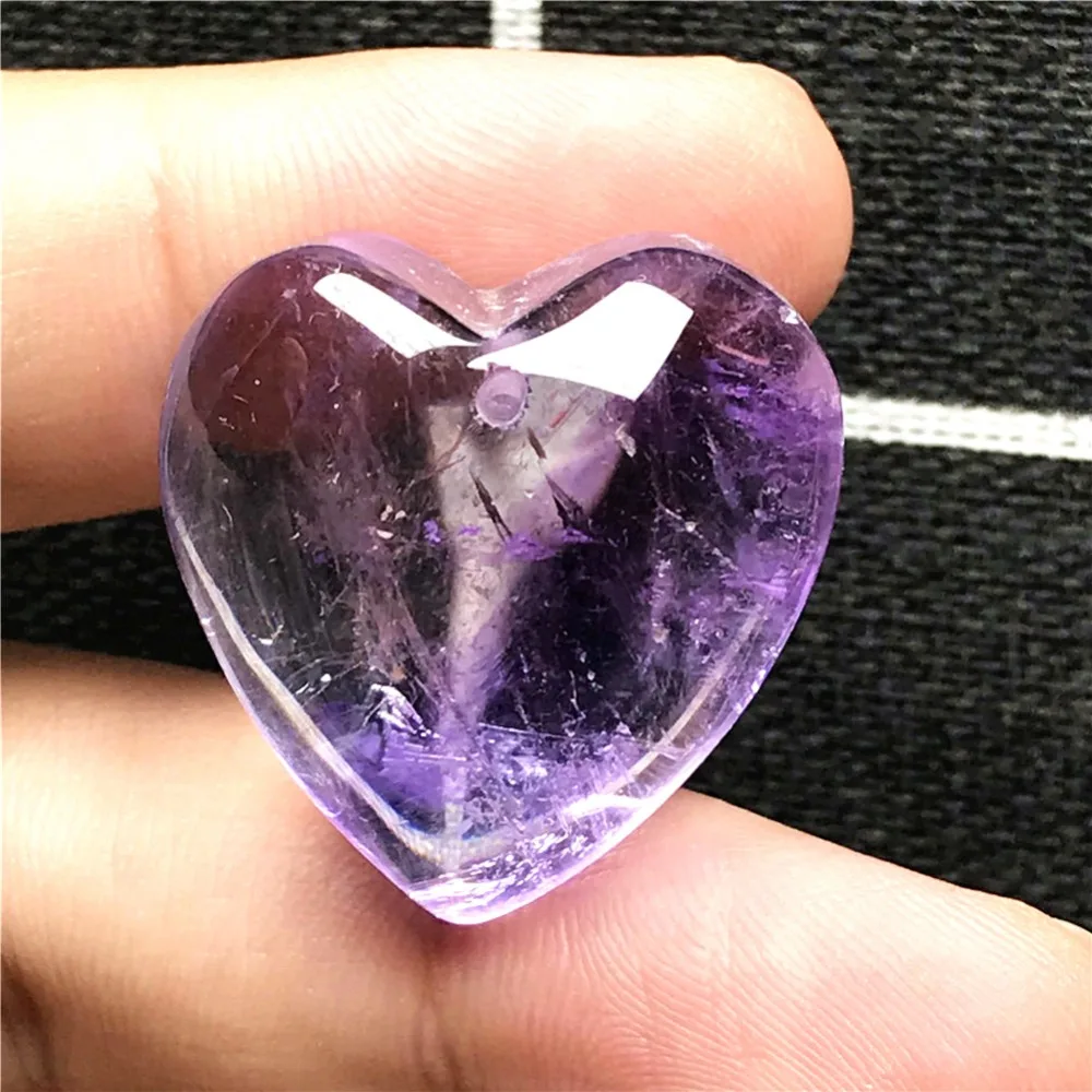 Heart Amethyst Pendant (47)