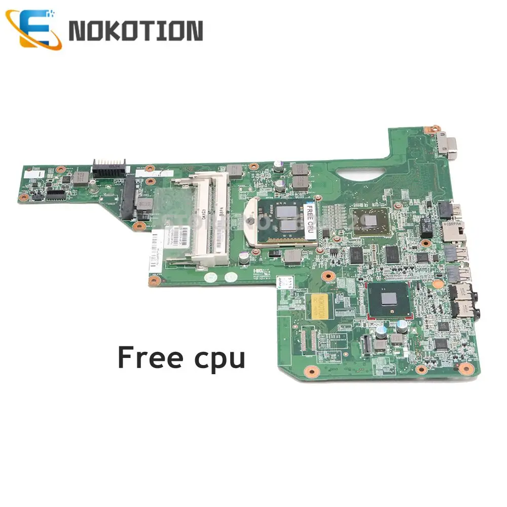 NOKOTION 615848-001 605902-001 608340-001 для Hp Compaq G72 G62 материнская плата для ноутбука 17 дюймов HM55 DDR3 с графическим процессором