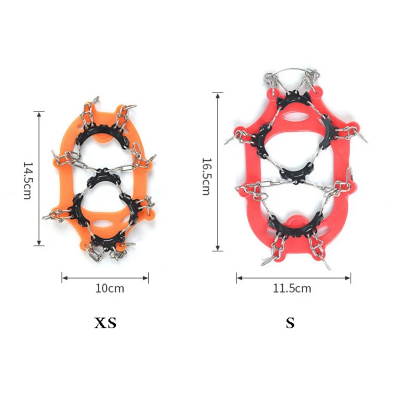 1 пара уличные зимние альпинистские противоскользящие кошки ходят 11 зубов Ледяные Когти захват походные зимние ботинки обувь Coversfz