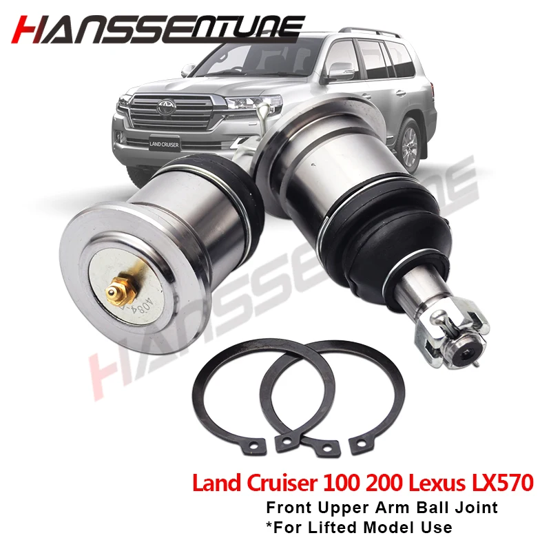 ATV Ball Joints 4x4 Pickup Extended Front Upper for Land Cruiser 100 200 Lexus LX570 Proda 120 150/ FJ Cruiser