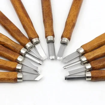 

HIGH SPEED STEEL WOOD TURNING LATHE TOOL CHISEL GOUGE WOODWORKING SET OF 12X
