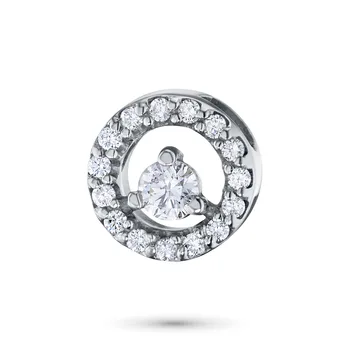 

Pendant in white gold with diamonds