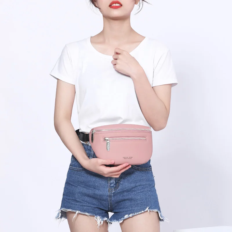 Multi-functiona Women's Fanny Pack Shoulder Bag and Chest Bag Female Belt Sac Women Waist Bag High Quality Ladies Bolsa