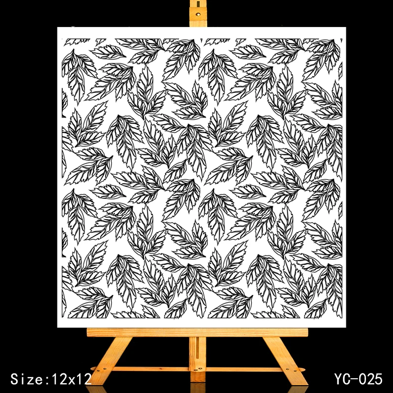 ZhuoAng Tree leaves Clear Stamps/Card Making Holiday decorations For scrapbooking Transparent stamps 10*15cm | Дом и сад