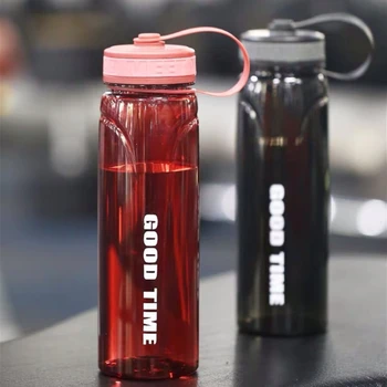 

Colorful High capacity Water Bottle Leakproof Portable Sport Plastic Kettle Travel Hiking Outdoor Office Kettle Kid Water Bottle