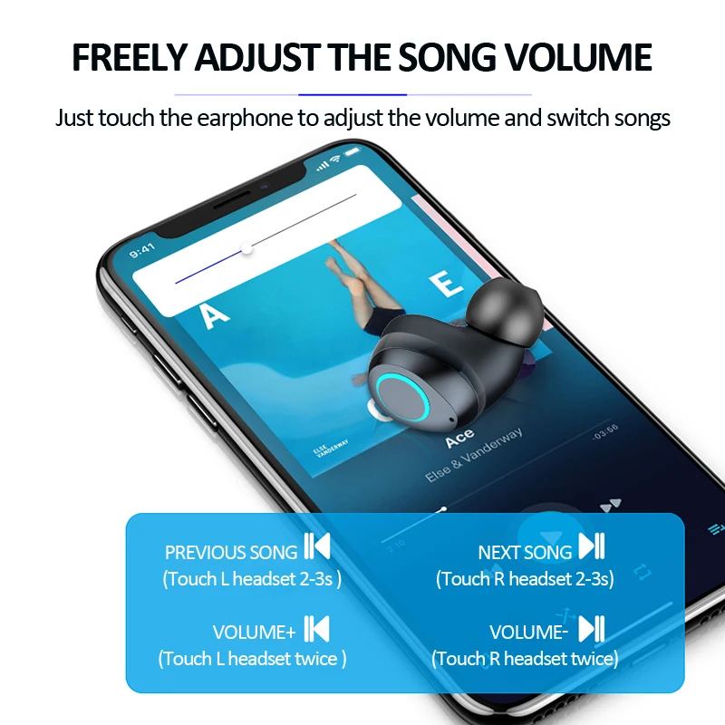 TWS, беспроводные наушники, Bluetooth 5,0, наушники, 8D, стерео, настоящие, беспроводные наушники, шумоподавление, гарнитура, 600 мАч, внешний аккумулятор