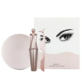 

2020 New 1 Pair Magnetic Eyelashes with Magnetic Eyeliner and Tweezer Set Makeup Tool