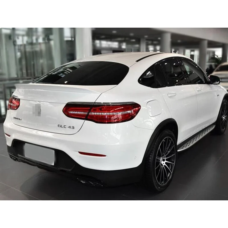 Для GLC Coupe GLC200 GLC300 GLC260 спойлер аксессуар для багажника или черный серебристый цвет Автомобильный задний спойлер
