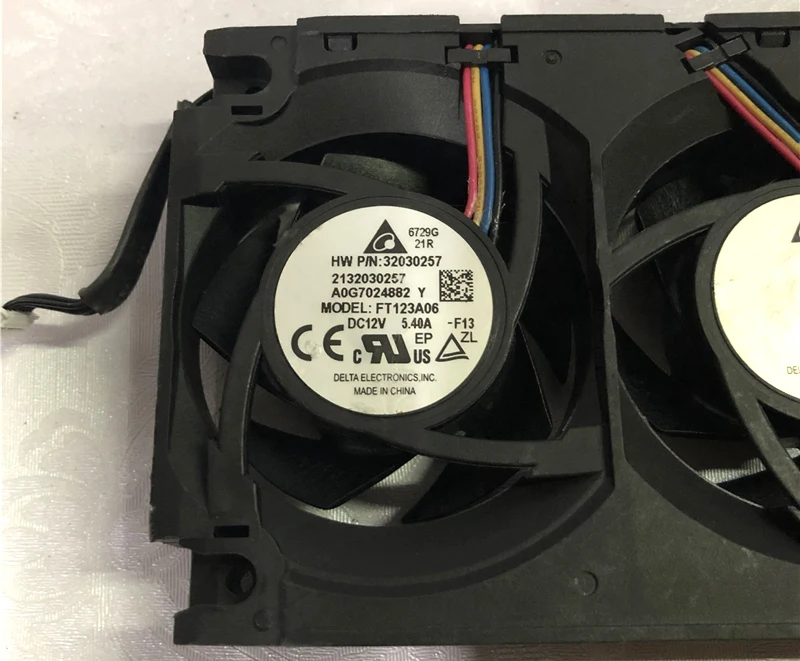 Delta FT123A06 DC12V 5.4A 3 в 1 большой объем воздуха Вентилятор охлаждения воздуходувка модуль