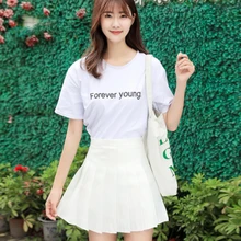 Женская короткая Высокая талия плиссированная Конькобежец теннисная юбка для школьной формы с внутренними шортами спортивные бадминтон пробежка тренировочные теннисные юбки