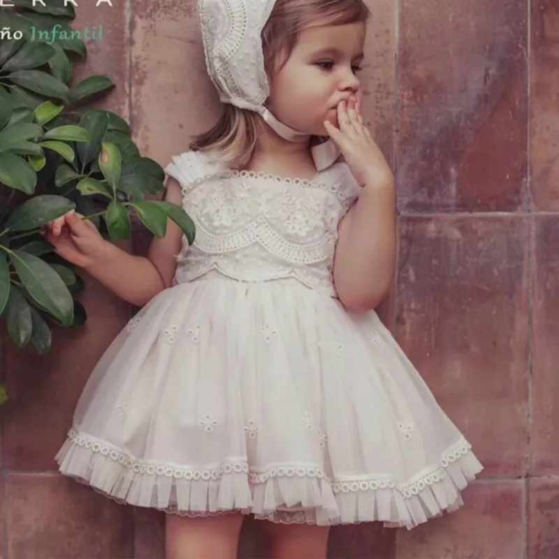 Abbigliamento per bambini spagnolo corte ragazza ricami in pizzo abito da  principessa abito da compleanno per bambini vestito da regalo per ragazze  per bambini|Dresses| - AliExpress
