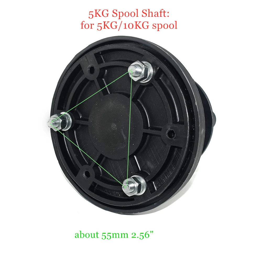 Welding Wire Feeder Spool Shaft Euro Style MIG Welder Reel Shaft 15KG D300 K300 300mm 5KG D200 200mm for Welding Machine