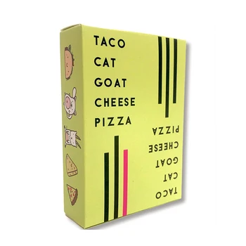 

Taco Cat Goat Cheese Pizza English Card Game Party Card Family Games Bar Play Games