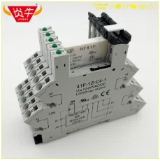 Релейный модуль с plc разъемом интерфейс 41F 41FF для DIN Rail оснастки крепление релейные разъёмы