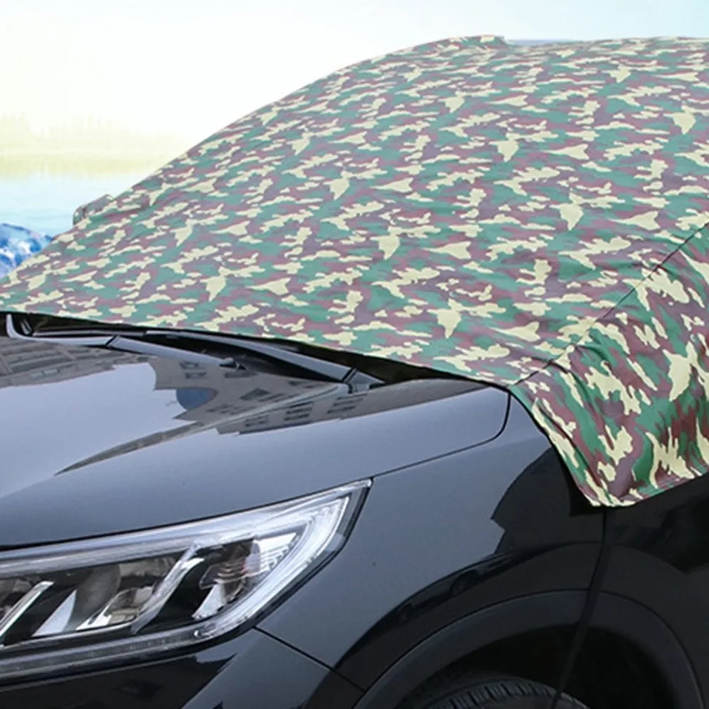 General Winter Snow Block Car Windshield Cover Sunshade Sunscreen Half Hood Dustproof UV Protection Rainproof Windshield Cover