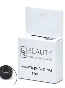 

HOT Pre-Inked Brow Mapping Thread Strings Pigment String Eyebrow Permanent Makeup Liners Eyebrow Measuring Tool Dropshipping