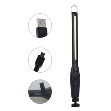 Рабочий светильник портативный usb зарядка COB светодиодный светильник для осмотра с дисплеем состояния батареи