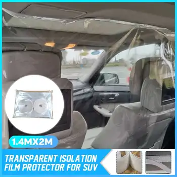 

1.4x2M Car Cab Taxi Interior Partition Screen Film Isolation Film Separative Sealed Curtain Cover Anti-droplets Anti-Epidemic