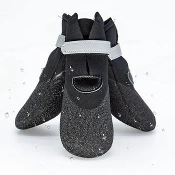 

Winter Warm Pet Dog Cat Reflective Shoes Outdoor Rain Boots for Small Pet Paw Protector Anti-Slip Pet Socks Waterproof Supplies