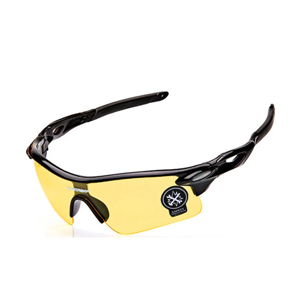 Cycling Eyewear Glasses Outdoor Sport Mountain Bike MTB Bicycle Glasses Motorcycle Sunglasses Eyewear Oculos Ciclismo - Цвет: C15 Black Yellow