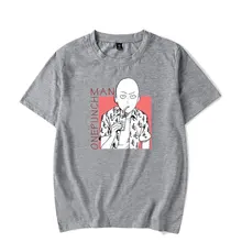 Free Shipping Anime ONE PUNCH-MAN Two dimensions Bald Man Saitama Print T-Shirt Summer Round Neck Short Sleeve Free Shipping Anime ONE PUNCH-MAN Two dimensions Bald Man Saitama Print T-Shirt Summer Round Neck Short Sleeve