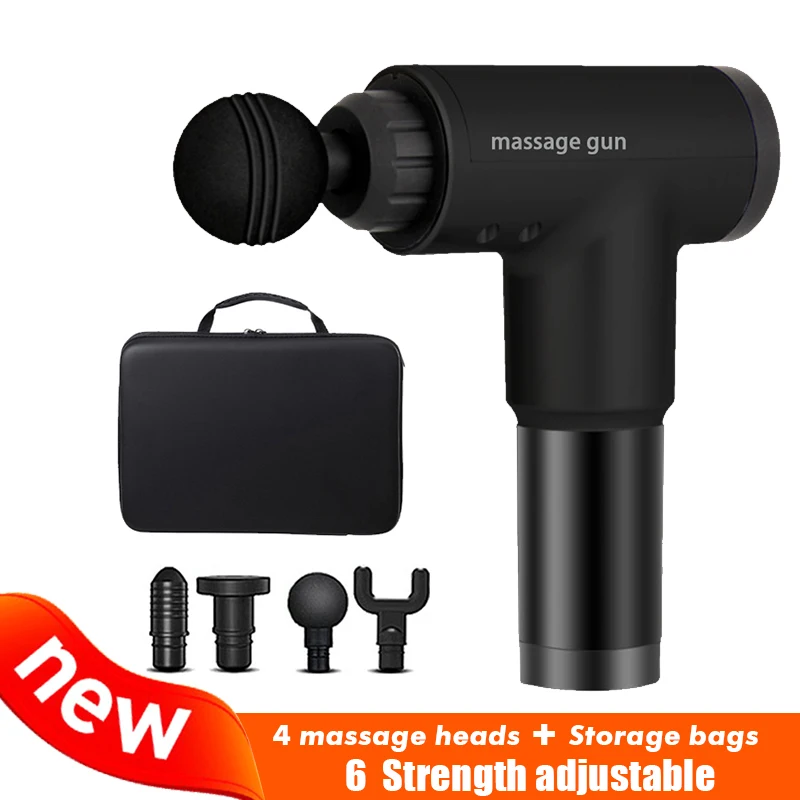 

Electronic Massage Gun Deep Tissue Massager Muscle Pain Management After Training Exercising Body Relaxation Slimming Shaping