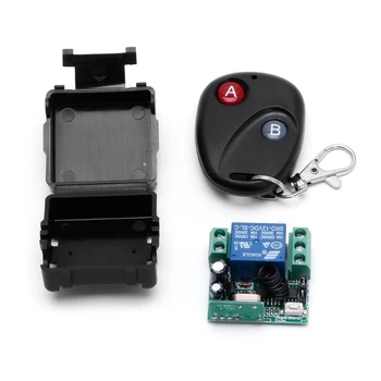 

1CH Wireless Remote Control Switch DC 12V 10A 433MHz Transmitter with Receiver wireless security alarm industry