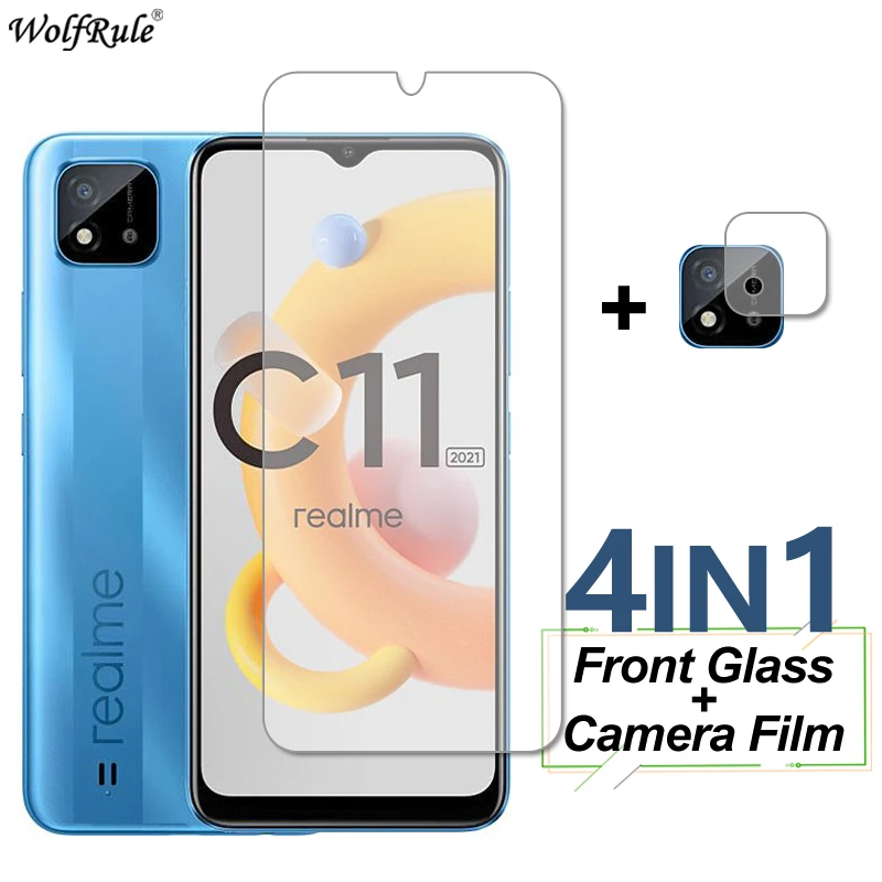 phone glass protector Glass For Realme C11 2021 C35 C25S C25 C21Y C21 C20A Screen Protector Tempered Glass Protective Phone Camera Film Realme C11 best screen guard for mobile