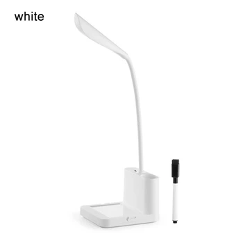 

Multifunctional LED Touching-control Desk Lamp with USB Charging Message Board Mobile Phone Bracket Pen Holder Reading Lamp L9