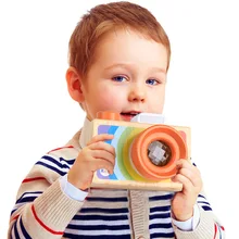 Мультипликационная Однообъективная рефлекторная камера-калейдоскоп многоугольная Призма гибкий пчелиный глаз эффект детские забавные Развивающие деревянные игрушки