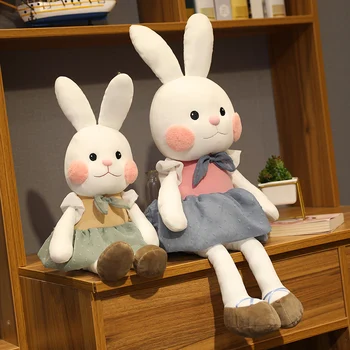 

New ins net red shy Dangdang rabbit plush toy doll cute rabbit doll child princess sleeping ragdoll pillow skirt skirt cute girl