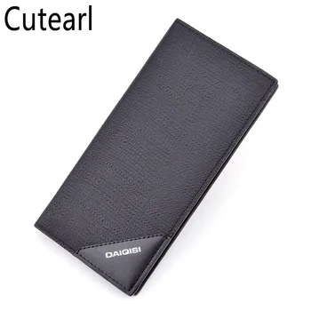

Male Business Long Wallet New Hot Men PU Leather Thin clutch Multi-Function Tide Short 2020 Man Slim Money Bag Card Holders
